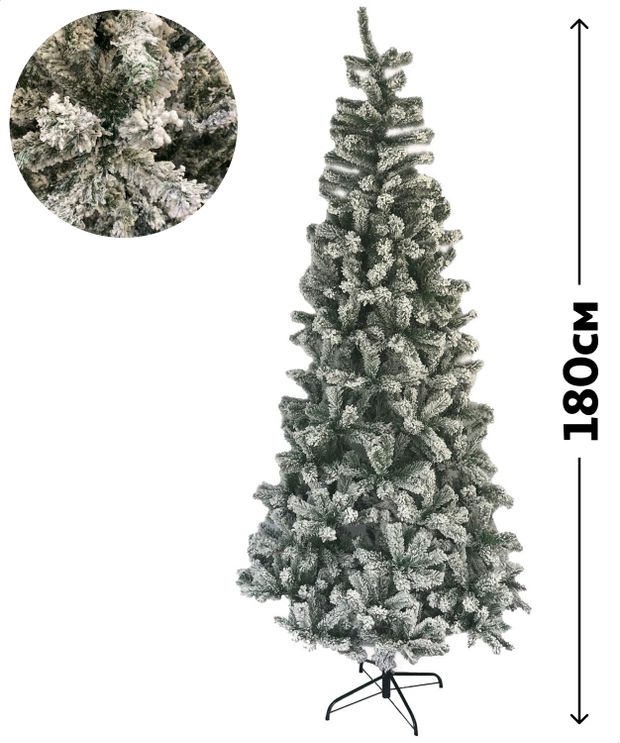Ель искусственная Actuel заснеженная, 180 см