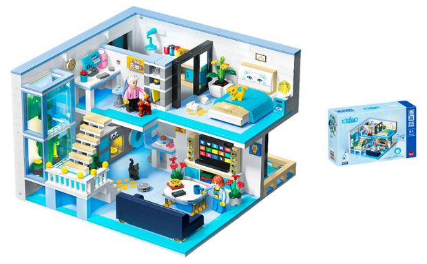 Конструктор Моя квартира 1235 деталей 1500₽