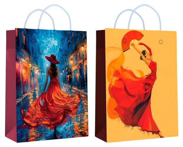 Пакет подарочный Centrum ИспанкаКрасное платье 11х14х6 см 1 шт в ассортименте 56₽