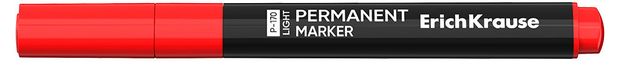 Маркер перманентный ErichKrause P-170 light красный, 1 шт