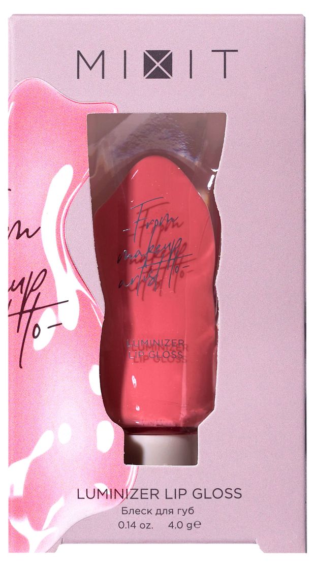 фото Блеск для губ mixit luminizer lip gloss тон 03 китай, 1 шт