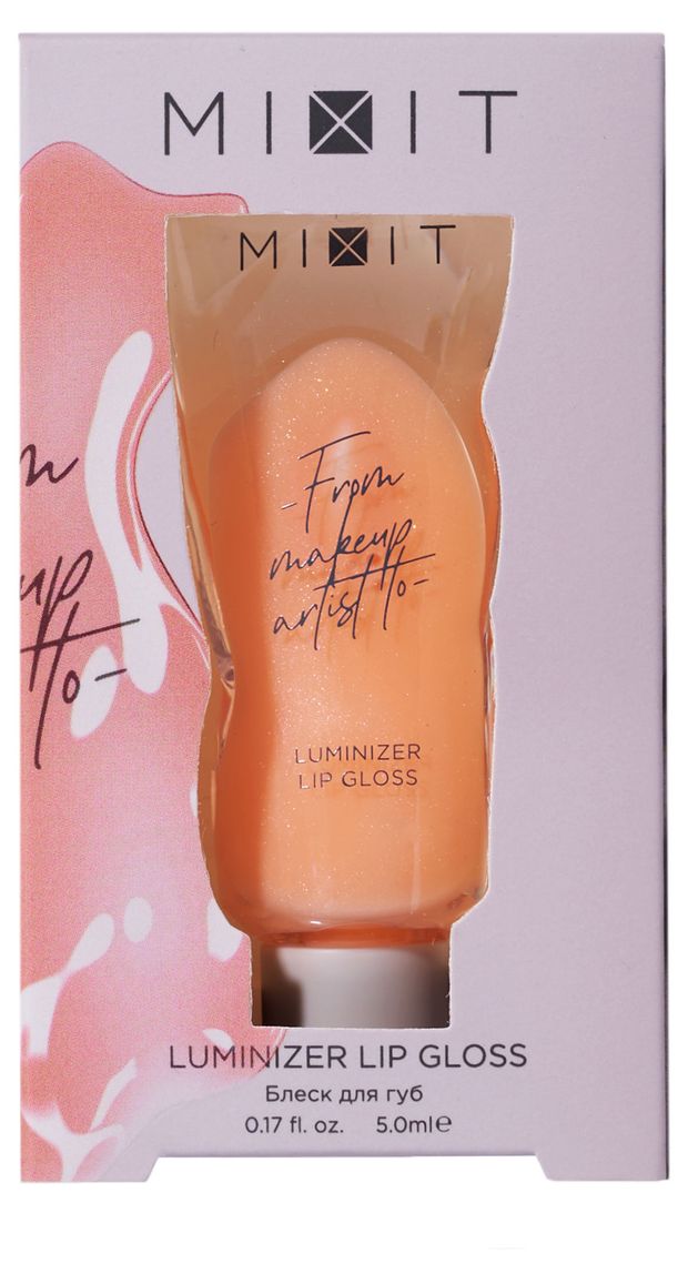 Блеск для губ Mixit Luminizer Lip Gloss тон 01 Китай, 1 шт