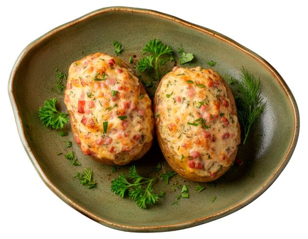 Картофель-гриль АШАН с ветчиной, вес