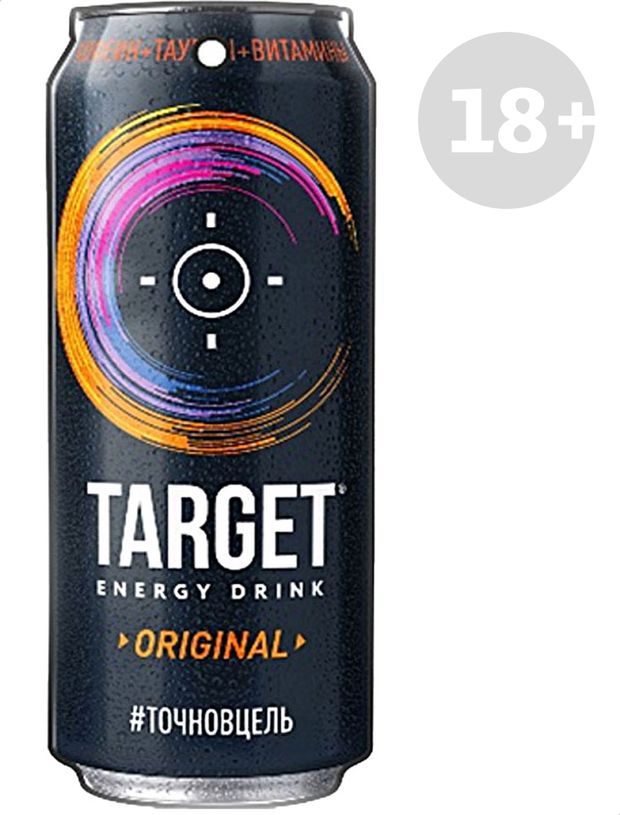 Напиток энергетический TARGET ORIGINAL, 500 мл
