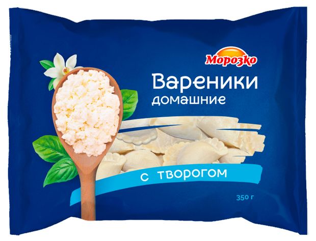 Вареники сладкие Морозко Домашние с творогом, 350 г
