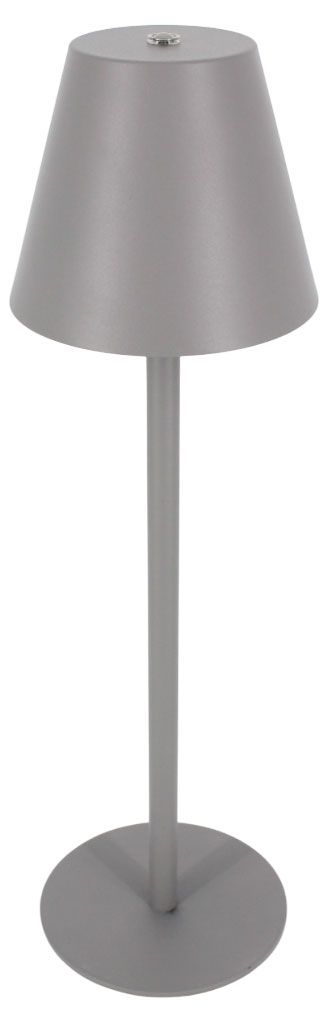 Лампа настольная светодиодная LN-02GR серая, 9х24 см