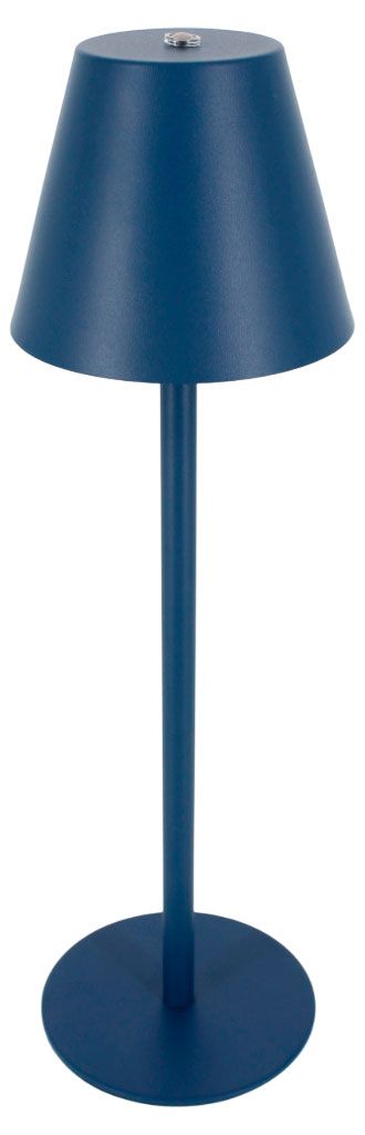Лампа светодиодная настольная LN-02BL LED голубая, 9x34 см