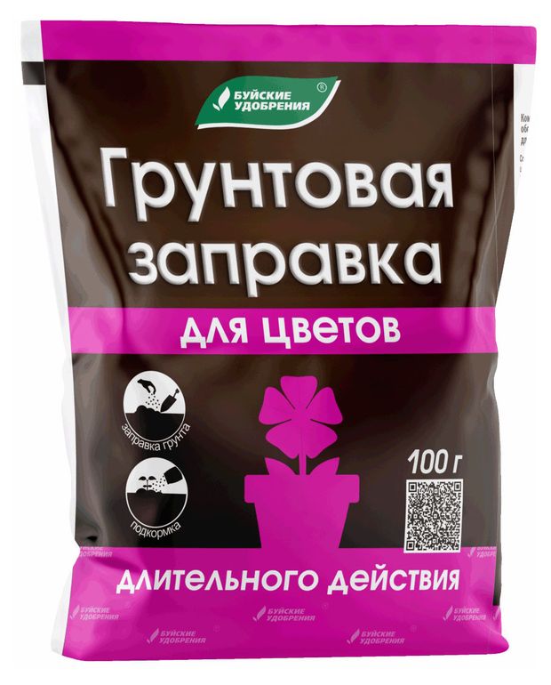 Удобрение Буйские удобрения Заправка грунтовая для цветов 100 г 34₽