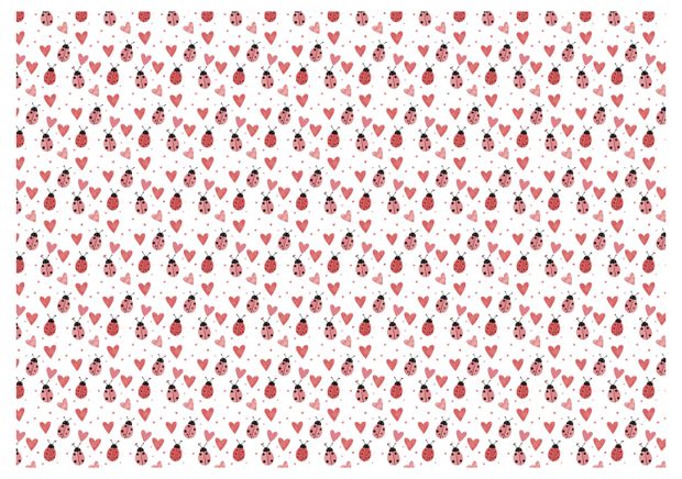 Бумага упаковочная Centrum Сердечки и божьи коровки 70х100 см 1 шт в ассортименте 70₽