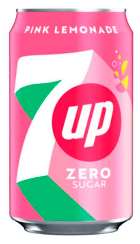Напиток газированный 7UP Pink Lemonade Zero Sugar со вкусом малины лимона и лайма без сахара Великобритания 330 мл 190₽
