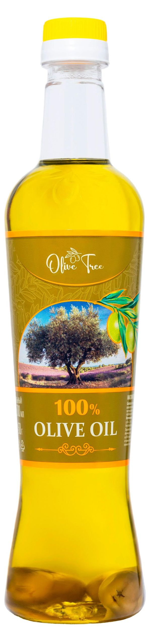 Масло оливковое Olive Tree из выжимок рафинированное с добавлением масла оливкового нерафинированного, 500 мл