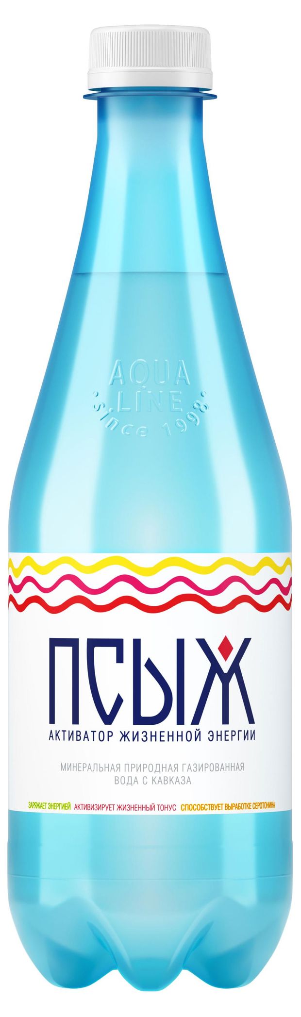 Вода минеральная ПСЫЖ лечебно-столовая газированная 05 л 50₽