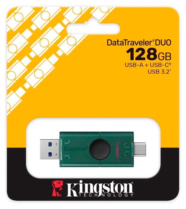 Флеш-накопитель Kingston Duo G2 128GB USB 32 1500₽