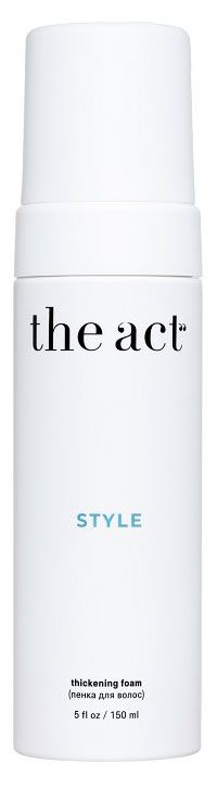 Пенка для укладки волос The Act Style, 150 мл