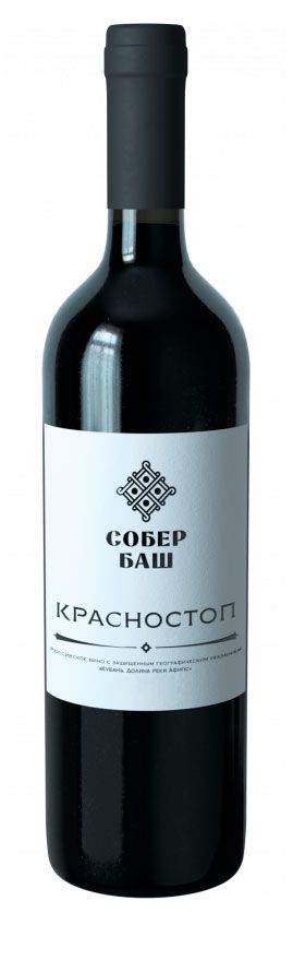 Вино Собер Баш Красностоп красное сухое Россия, 0,75 л