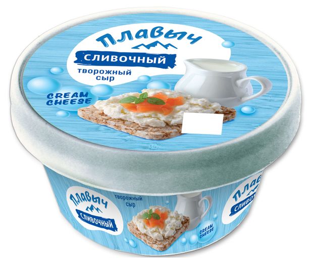 Сыр сливочный творожный Плавыч 60% БЗМЖ, 130 г