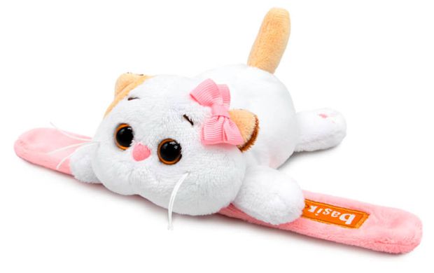 Кошечка Ли-Ли Basik&Co с бантиком на браслете, 1 шт