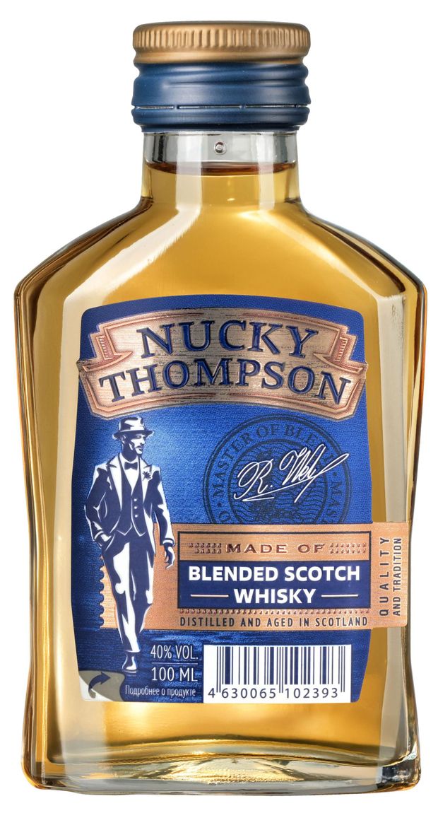 Виски Nucky Thompson 3 года Россия, 0,1 л