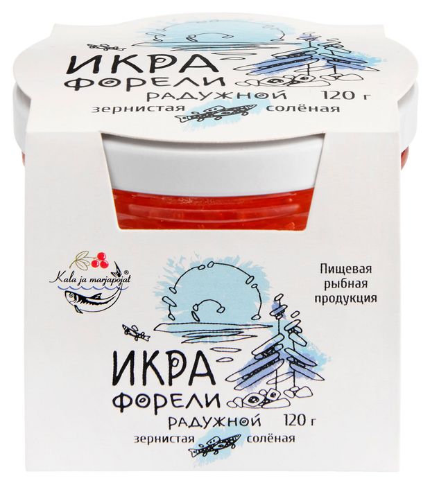 Икра красная Kala Ja Marjapojat форели зернистая, 120 г