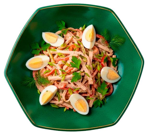 Салат АШАН Праздничный с бужениной, вес