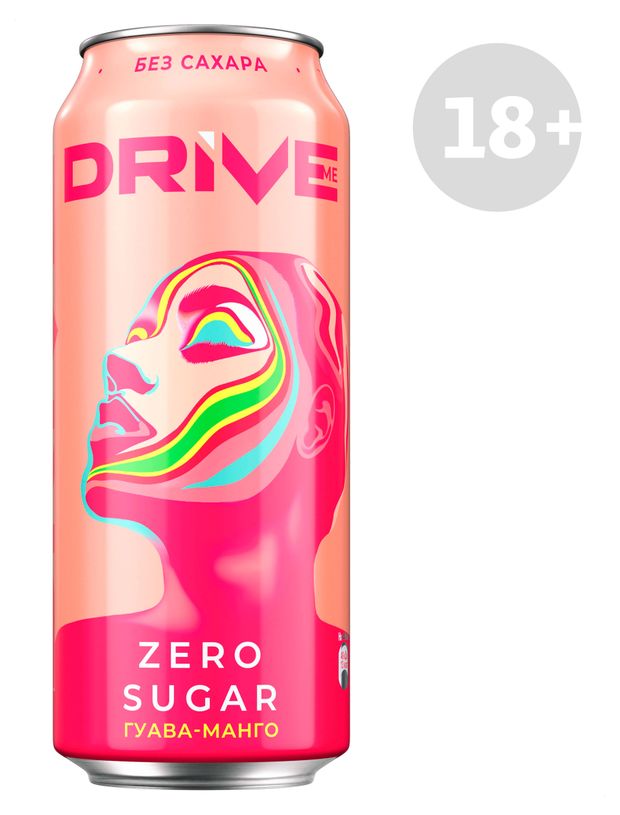 Напиток энергетический Drive Me Zero Sugar Гуава Манго без сахара, 449 мл