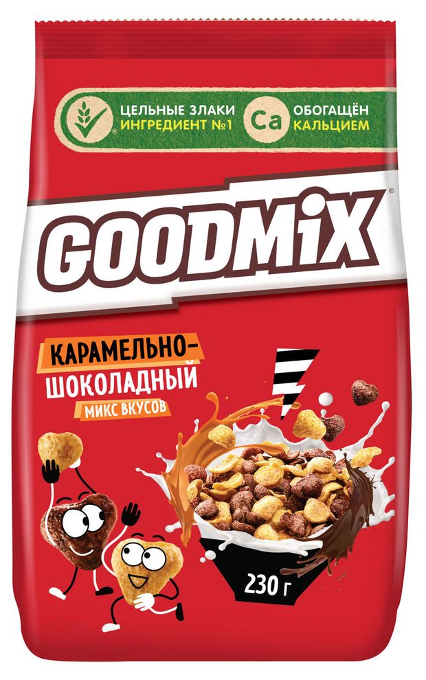 Готовый завтрак Goodmix карамельно-шоколадный 230 г 245₽