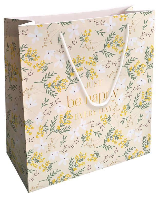 Пакет подарочный Be Smart бумажный 32х32 см, 1 шт в ассортименте