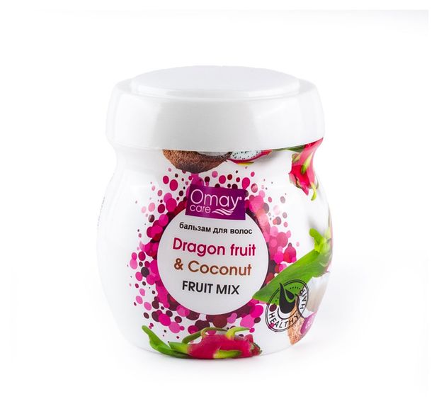 Бальзам для волос OMAY Драконий фрукт - Кокос, 600 мл