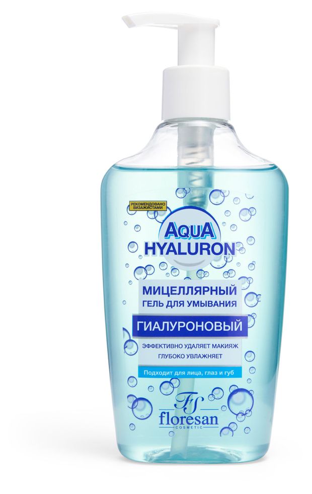 Гель мицеллярный для умывания Floresan Cosmetic Гиалуроновый, 250 мл