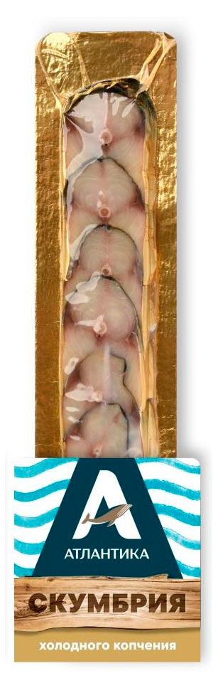 Скумбрия холодного копчения Атлантика косичка 200 г 290₽
