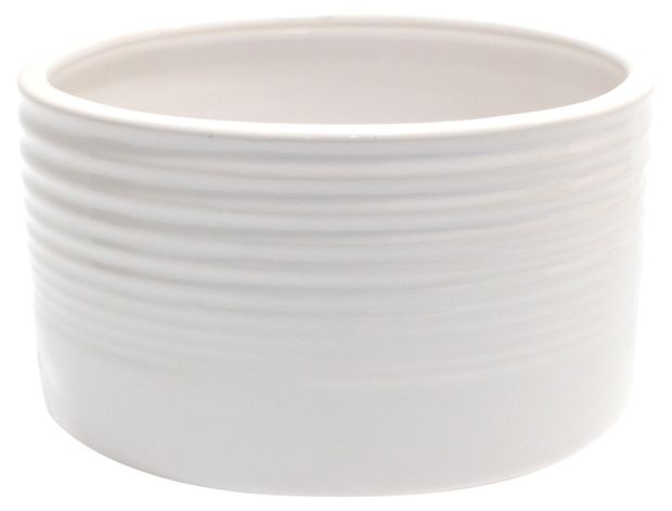 Кашпо керамическое Garden Show белое, 15,3 см