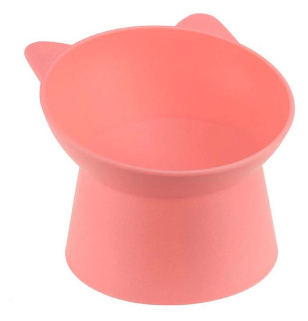 Миска для животных HOMEPET Frost Touch на подставке коралловая, 200 мл