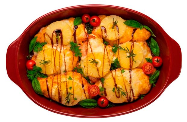 Куриное филе АШАН с ананасом под шапкой, вес