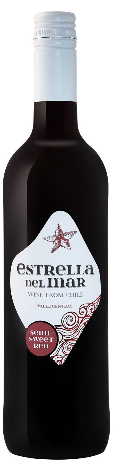 Вино Estrella del Mar красное полусладкое Испания, 0,75 л