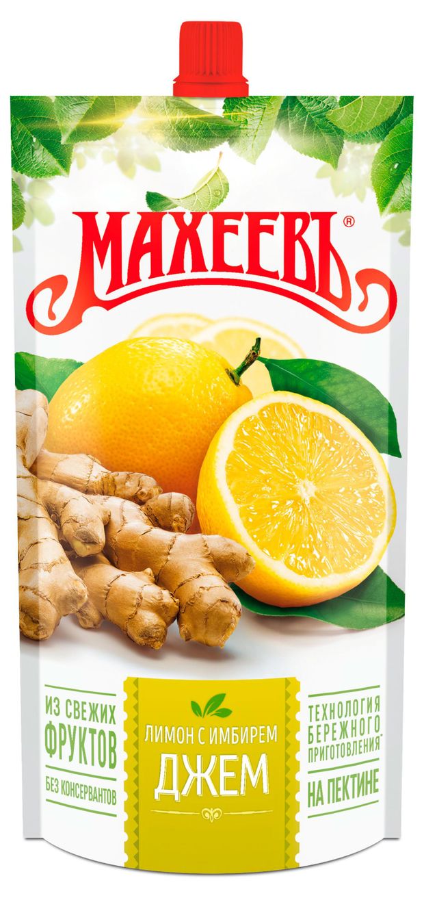 Джем МАХЕЕВЪ Лимон с имбирем, 300 г