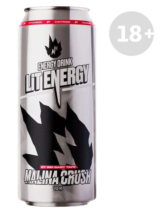 Энергетический напиток Lit Energy Malina Crush со вкусом малины 450 мл 115₽