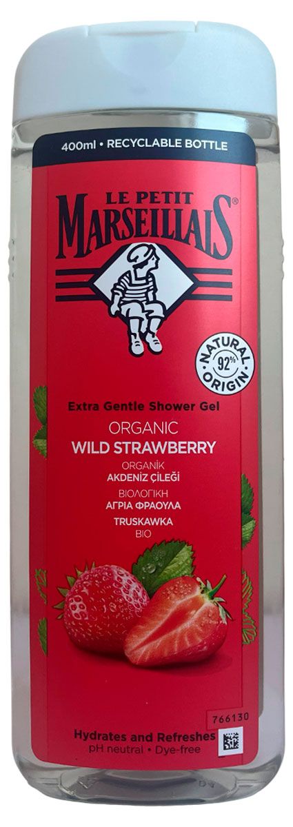 Гель для душа Le Petit Marseillais Клубника Прованса Италия, 400 мл