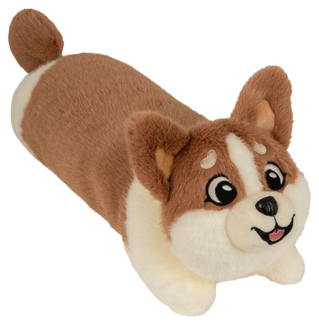 Игрушка мягкая Щенок Корги, коричневый 55 см