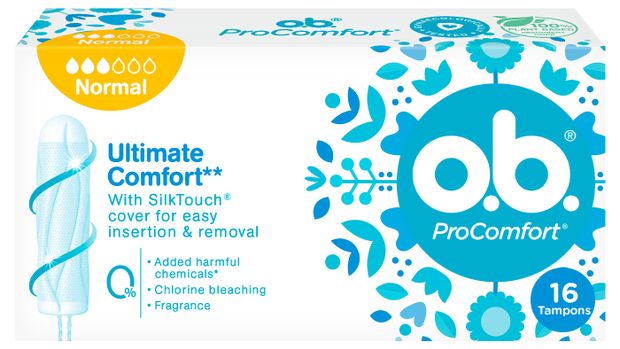 Тампоны Ob ProComfort Normal 3 капли Германия 16 шт 320₽