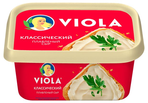 Сыр плавленый Viola Классический 35 БЗМЖ 400 г 240₽