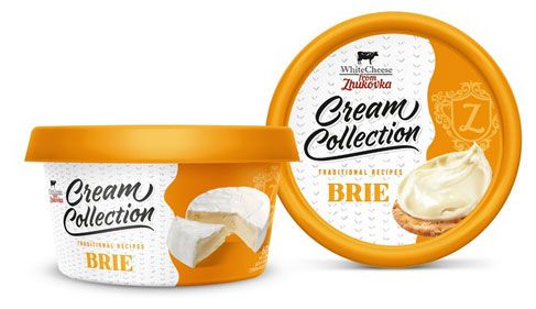 Сыр плавленый Бри WhiteCheese from Zhukovka 35% БЗМЖ, 125 г