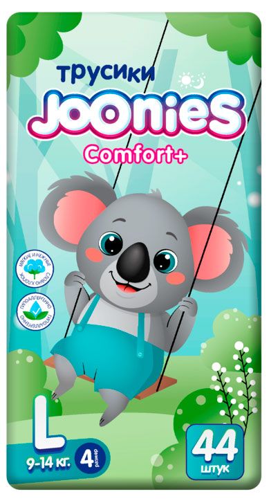 Трусики Joonies Comfort L 9-14 кг 44 1246₽