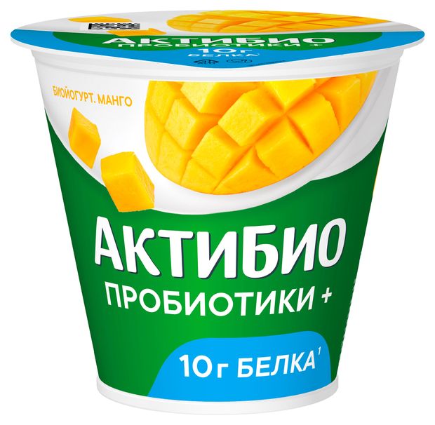 Биойогурт АктиБио с манго 3,0%, 220 г