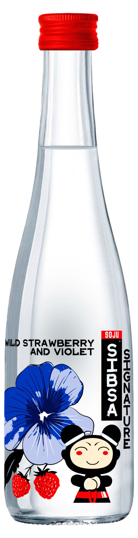 Соджу Sibsa Signature Земляника и фиалка Россия, 330 мл