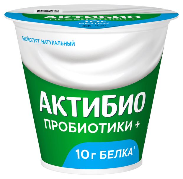 Йогурт АктиБио натуральный 35 БЗМЖ 220 г 70₽