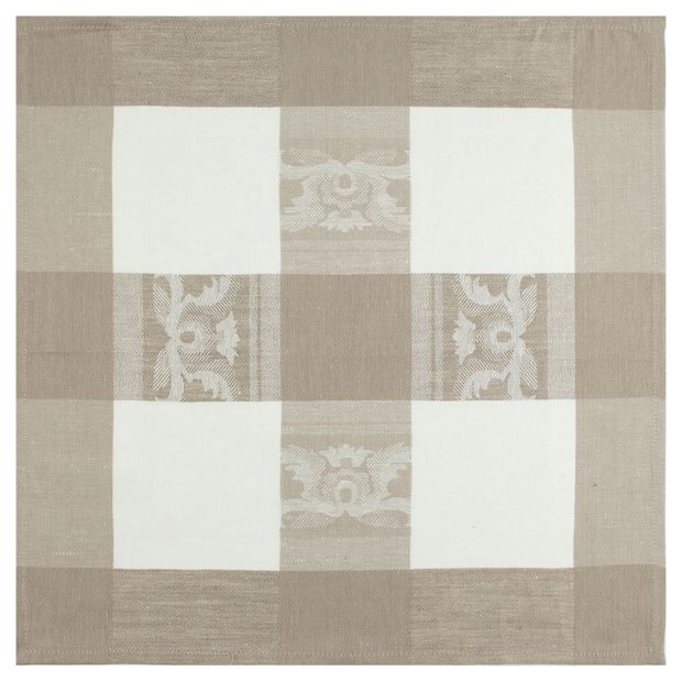 Салфетка сервировочная Pole Kvetak полульняная жаккардовая Беларусь, 48x48 см