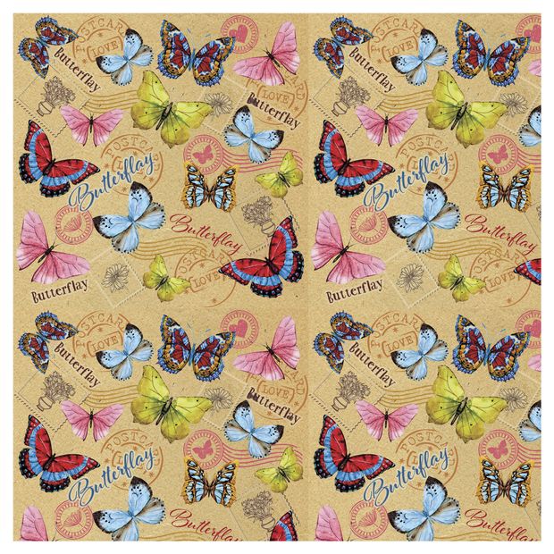 Бумага упаковочная для подарков Феникс-Презент крафт 100х70 см 85₽