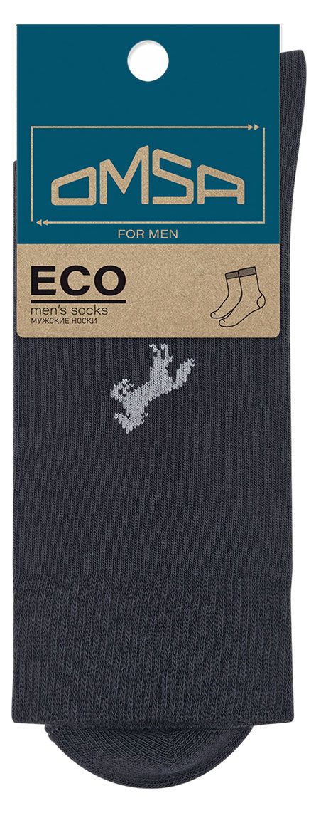 Носки мужские OMSA for MEN Eco 405 Grigio Scuro, р. 45-47