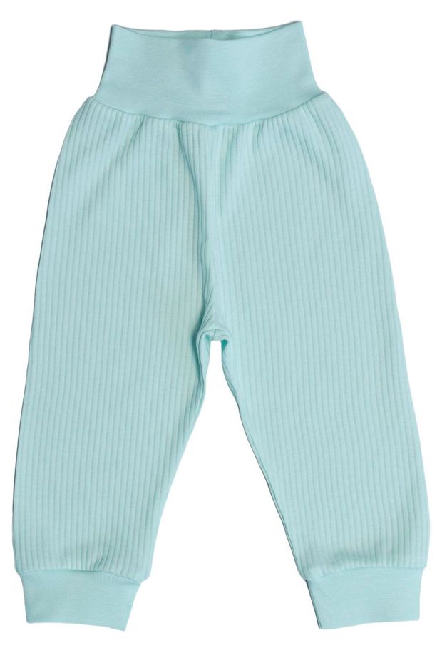 Штаны для новорожденных Амелли бирюзовые, размер 80