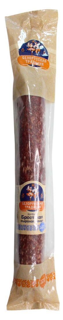 Колбаса сырокопченая Белорусская традиция Брестская Беларусь, ~ 440 г
